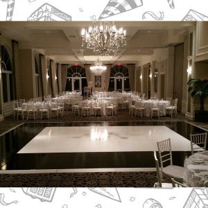 white custom dance floor wrap south florida dance floor white vinyl custom printed boca raton florida (1)