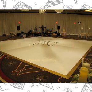 white custom dance floor wrap south florida dance floor white vinyl custom printed boca raton florida (1)