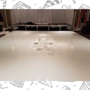 white custom dance floor wrap south florida dance floor white vinyl custom printed boca raton florida (12)