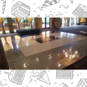 white custom dance floor wrap south florida dance floor white vinyl custom printed boca raton florida (12)