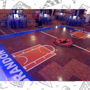 white custom dance floor wrap south florida dance floor white vinyl custom printed boca raton florida (13)