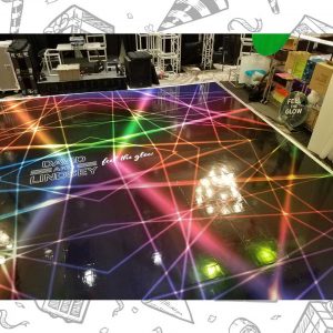 white custom dance floor wrap south florida dance floor white vinyl custom printed boca raton florida (15)