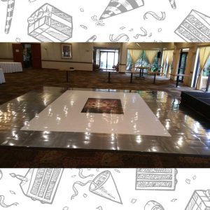 white custom dance floor wrap south florida dance floor white vinyl custom printed boca raton florida (20)