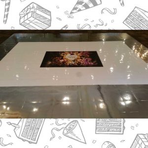 white custom dance floor wrap south florida dance floor white vinyl custom printed boca raton florida (21)