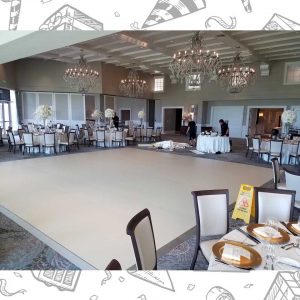 white custom dance floor wrap south florida dance floor white vinyl custom printed boca raton florida (3)