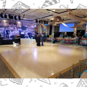 white custom dance floor wrap south florida dance floor white vinyl custom printed boca raton florida (4)