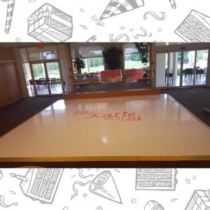 white custom dance floor wrap south florida dance floor white vinyl custom printed boca raton florida (4)