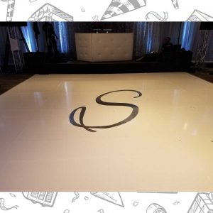 white custom dance floor wrap south florida dance floor white vinyl custom printed boca raton florida (4)