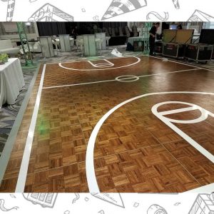 white custom dance floor wrap south florida dance floor white vinyl custom printed boca raton florida (4)