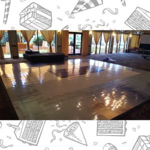 white custom dance floor wrap south florida dance floor white vinyl custom printed boca raton florida (5)