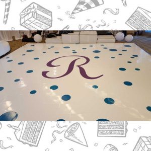 white custom dance floor wrap south florida dance floor white vinyl custom printed boca raton florida (5)