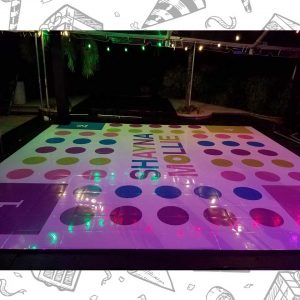 white custom dance floor wrap south florida dance floor white vinyl custom printed boca raton florida (5)