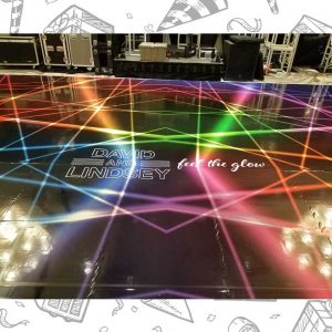 white custom dance floor wrap south florida dance floor white vinyl custom printed boca raton florida (6)